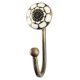 Golden Ceramic Floral Wall Hook Online
